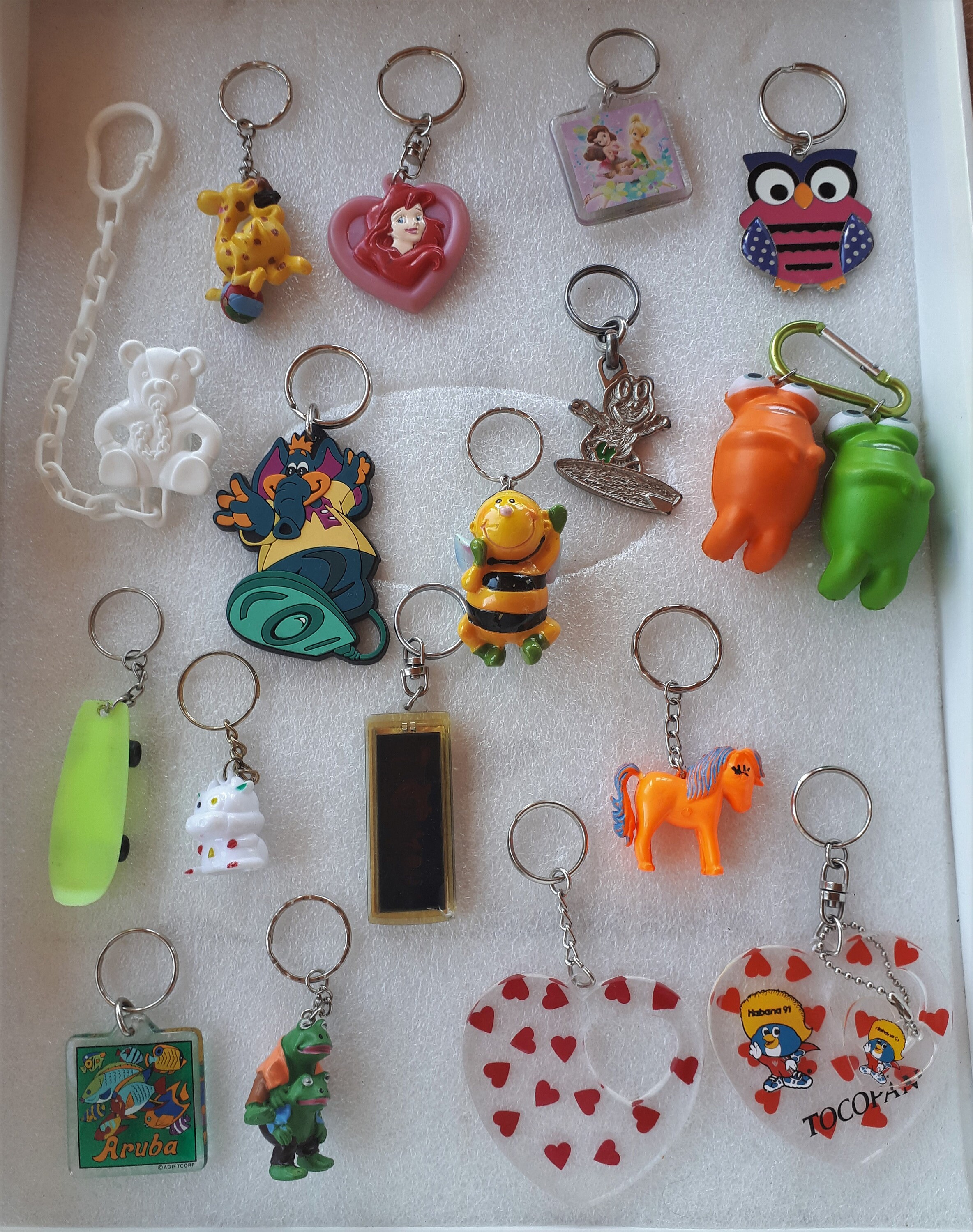 41OZ Mixed Keychains Resale Bulk Lot, Junk Drawer Grab Bag - Perfect Gifts!