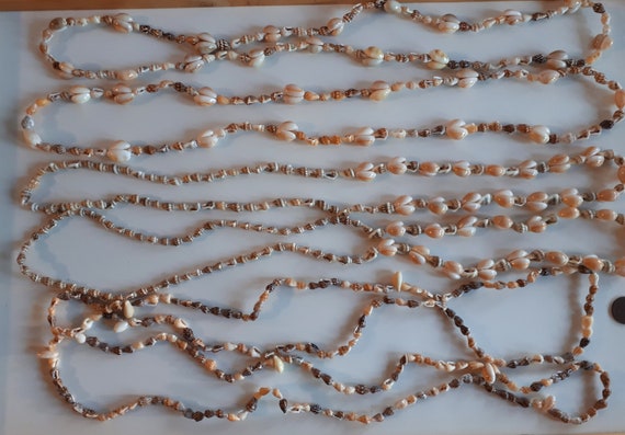 Collier Unique Coquillages Naturels Vintage - Style Rétro - Occasion Avec Charme