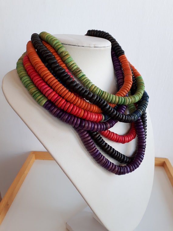 impressive massive STATEMENT vintage BOHO tribal … - image 2