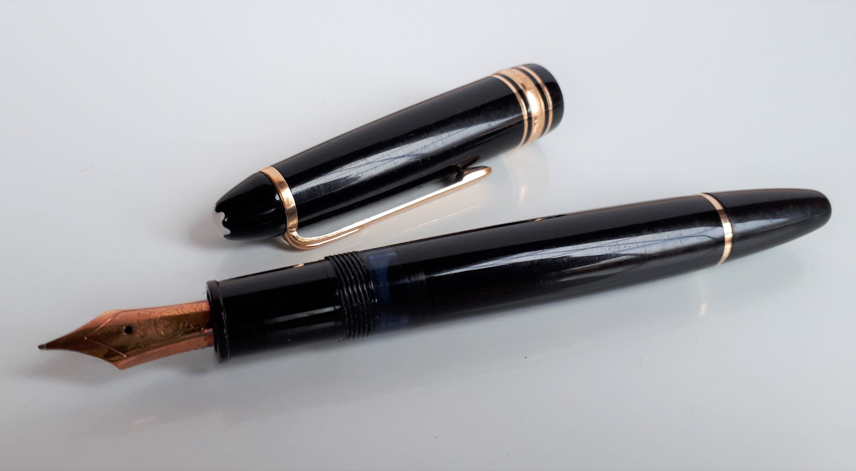 Obsessie Fabriek Vuiligheid Montblanc Meisterstuck No. 146 Fountain Pen 4810 14K 585 Gold - Etsy