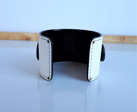 Statement designer white black interior plastic r… - image 4