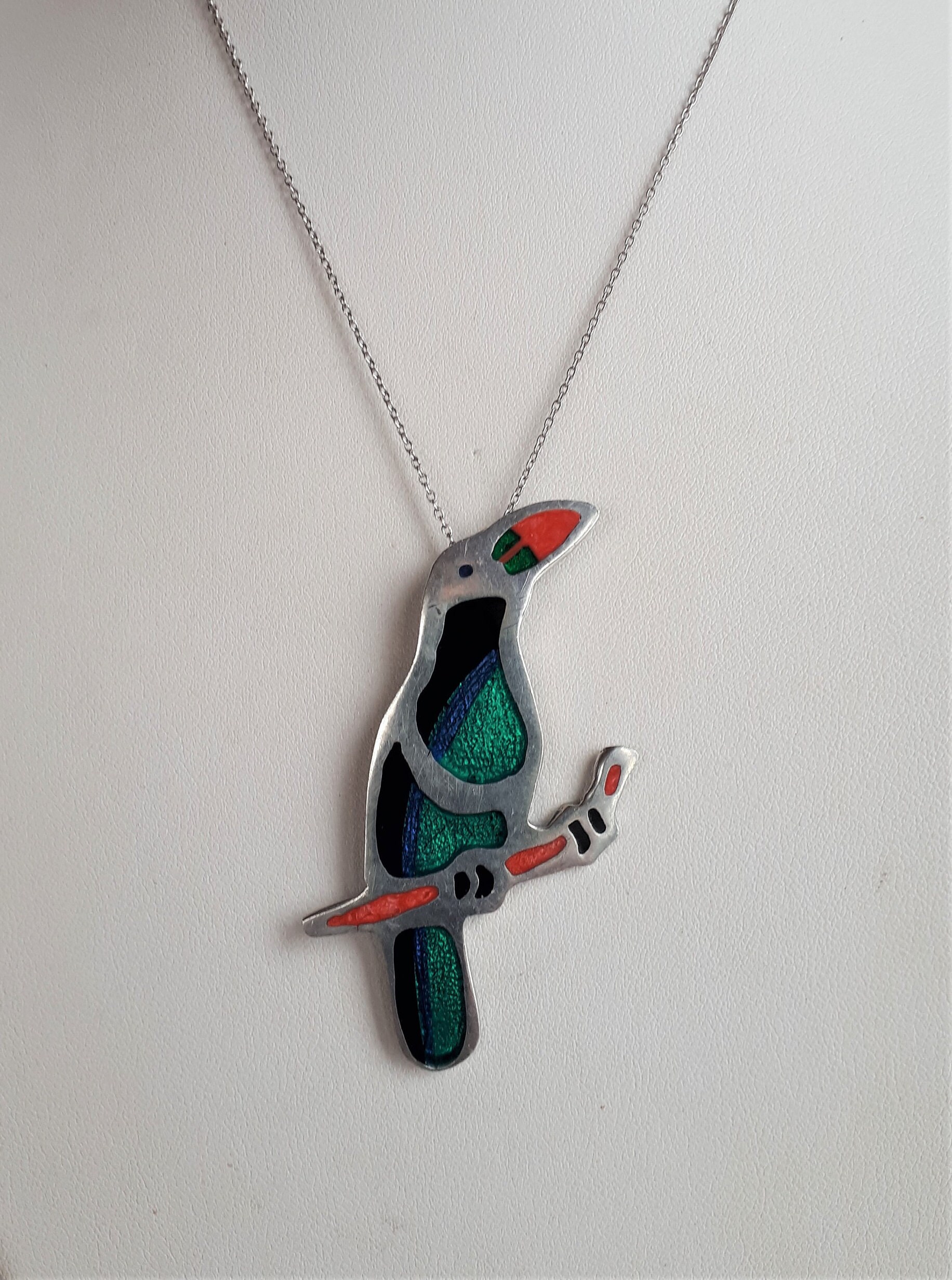 アクセサリー Vintage Mexican silver necklace charm Lotus Vintage Mexican Silver Necklace Fantastic (item #1344521)