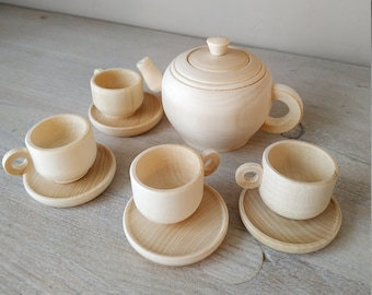 jojo maman bebe wooden tea set