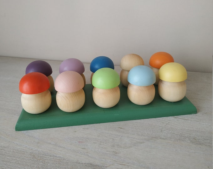 Wooden educational toys for children/ Rustic home by ROSTOKtoys