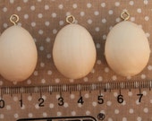 Wooden eggs 10 pieces 1,38 inch Easter Eggs