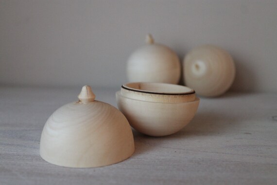 hollow wooden ball