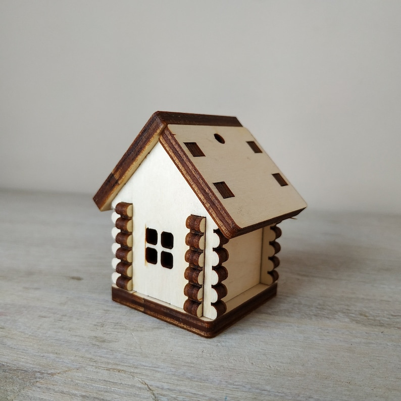 Wooden houseChristmas decoration