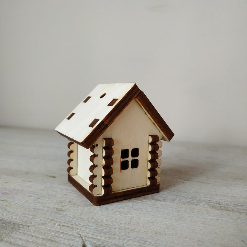 Wooden houseChristmas decoration