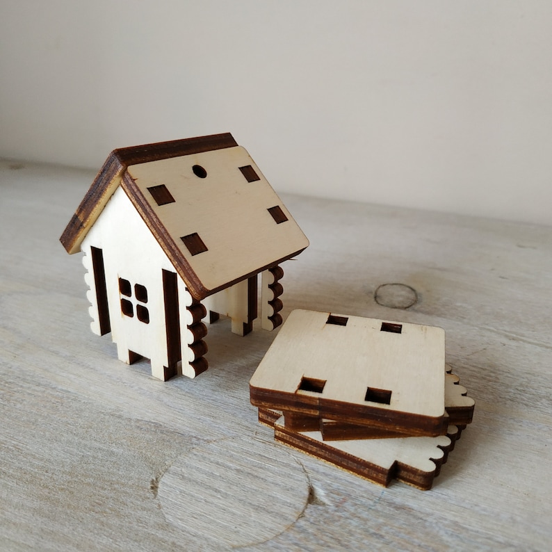 Wooden houseChristmas decoration
