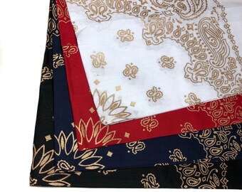 Rainbow Hav A Hank Bandana Buyer Gets 3 Scarves Bandanas Clothing Shoes Accessories