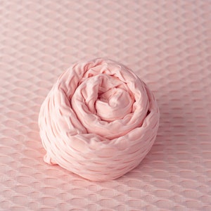 HEATHER- Pink Hexagon Stretch Newborn Beanbag Posing Fabric Set Newborn Photo Prop for Newborn Photography