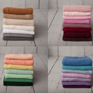 BEST SELLER Soft Stretch Staple Knit Wrap for Newborn Studio Photographers Photo Prop, Available in Many Colors, Canadian Made