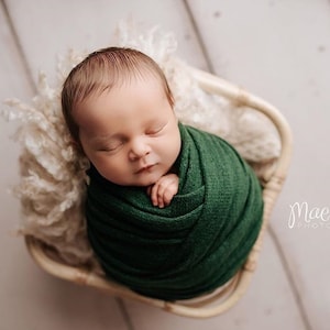 Emerald Green Stretch Sweater Wrap Photography Photo Prop, Emerald Green Sweater Wrap, Newborn Wrap, Newborn Wrap, Newborn Photo Prop