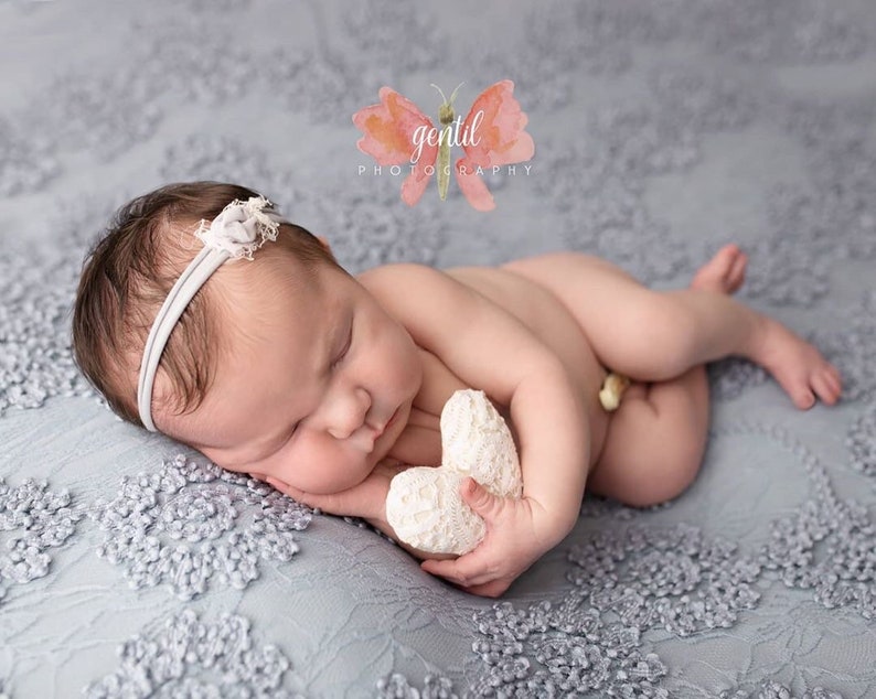 Bean Bag Fabric backdrop Posing Fabric Newborn Backdrop Beanbag Fabric Ice Blue Floral Lace Neutral Texture Newborn Posing Fabric