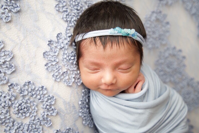 Bean Bag Fabric backdrop Posing Fabric Newborn Backdrop Beanbag Fabric Ice Blue Floral Lace Neutral Texture Newborn Posing Fabric