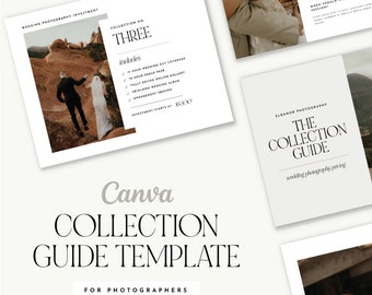 Modèle de guide de collection Canvas | Photographe de mariage