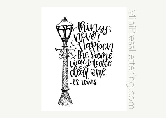 instant download narnia quote instant download printable etsy