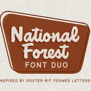 Duo di caratteri forestali nazionali