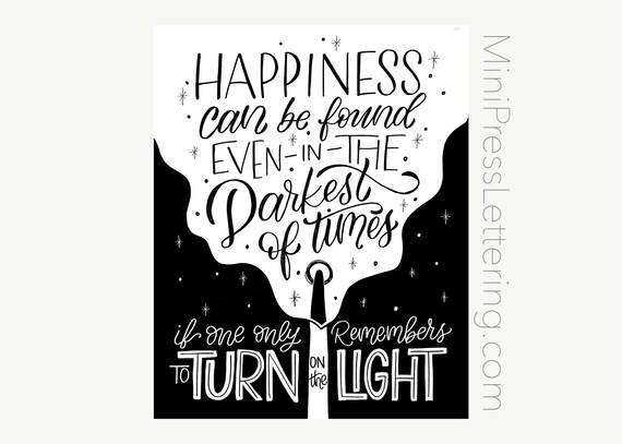 Download Instant Download Dumbledore Harry Potter Quote Happiness Etsy