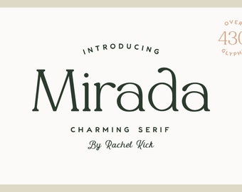 Police Mirada Serif