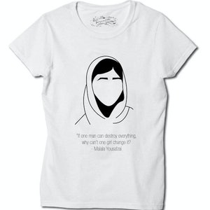 Malala Yousafzai tee