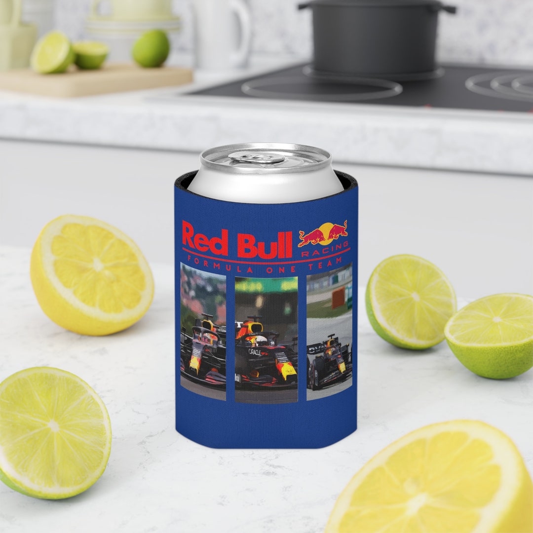 Red Bull Beer Koozie / Formula 1 Can Cooler / Red Bull Racing/ Etsy
