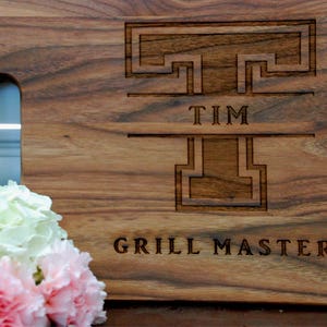 Personalized Groomsman Gift, Cutting Board Engraved, Custom Cutting Board, Groomsmen Gift, Beer and BBQ Bachelor Party, Fathers Day Gift