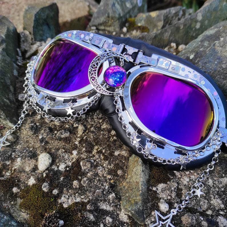 Rave Goggles Galaxy Burning Man Inspired Costume Festival  display picture 1