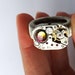 Steampunk ring gift Vintage Watch movement Futuristic Steam punk jewelry Unique Dj men Men's Silver Wire wrapped 