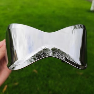 Futuristic mirror oversized Cyberpunk glasses visor Festival sunglasses Burning man inspired DJ Rave Women Men EDM Steampunk Robot mask