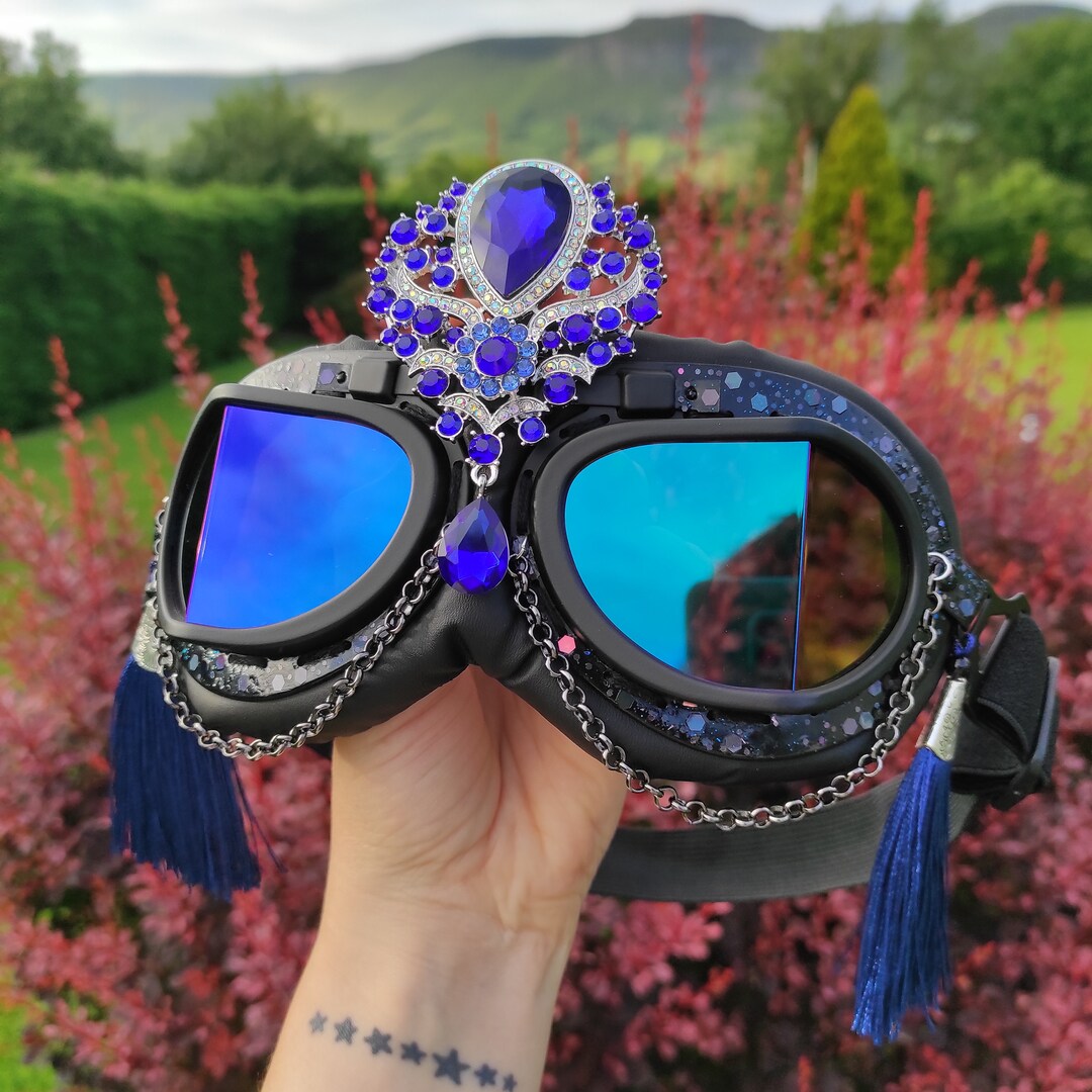 Rave Goggles Burning Man Inspired Sk Festival Dust Mask DJ Etsy