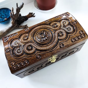 Wooden box souvenir Ukrainian product Ready to ship! Jewelry keepsake Wood casket gift Ukraine Home Decor