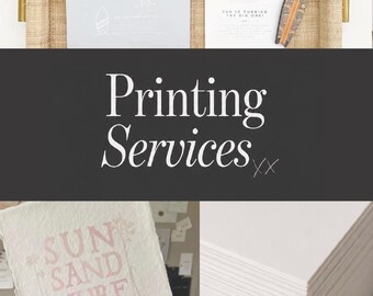 Professional Invitation Printing Service | 5x7 Matte Cardstock with Envelopes