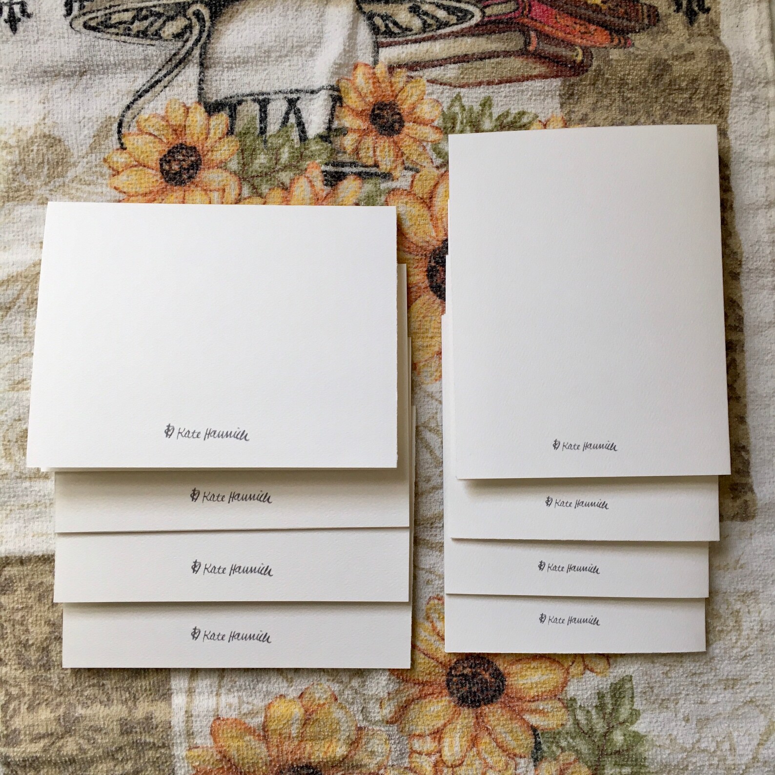 Create Your Own Set Blank Note Cards with Flowers Set of 8 Etsy