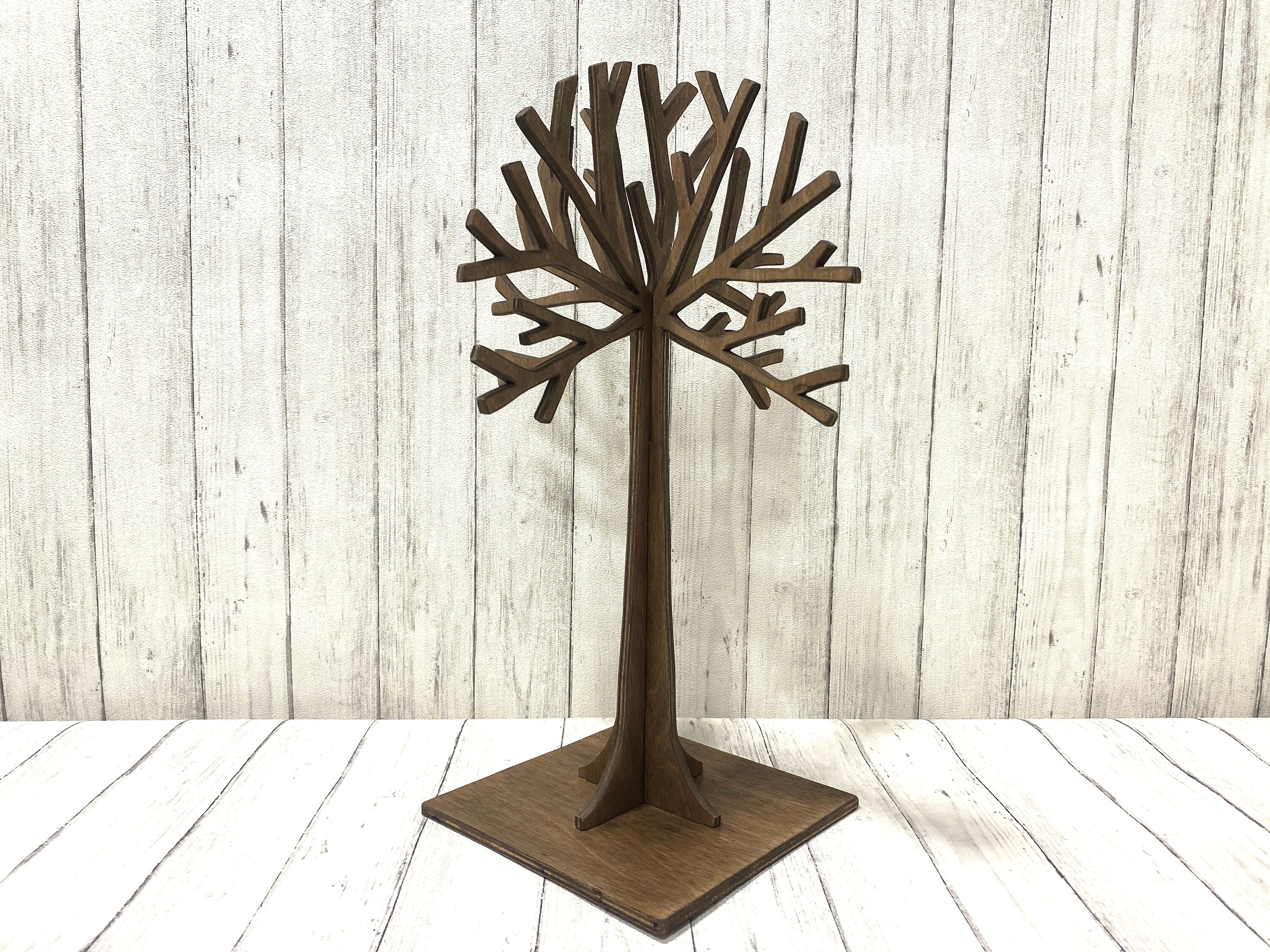 Jewelry Stand Wooden Jewelry Tree Stand Jewelry Organizer Etsy