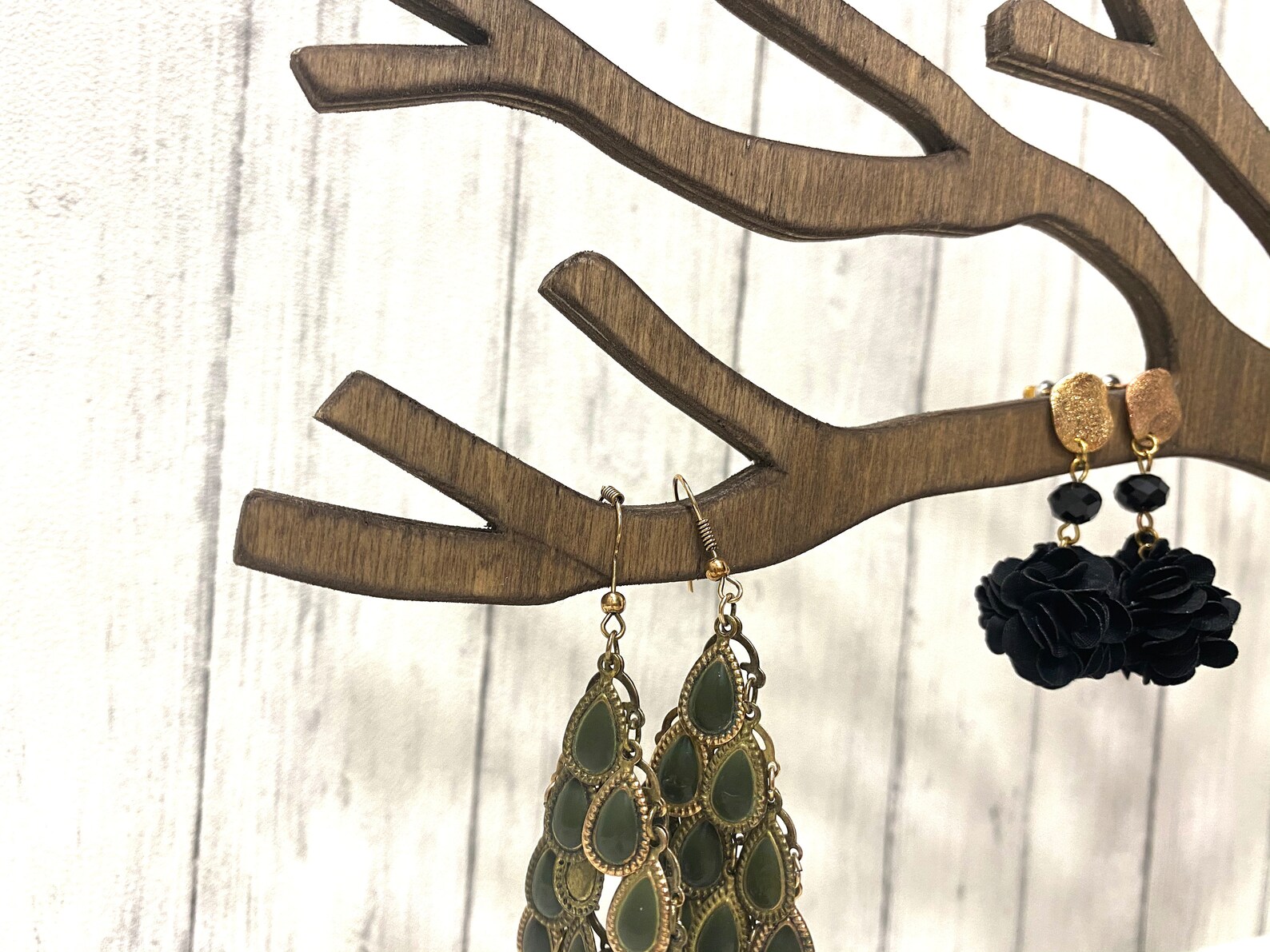 Jewelry Stand Wooden Jewelry Tree Stand Jewelry Organizer Etsy