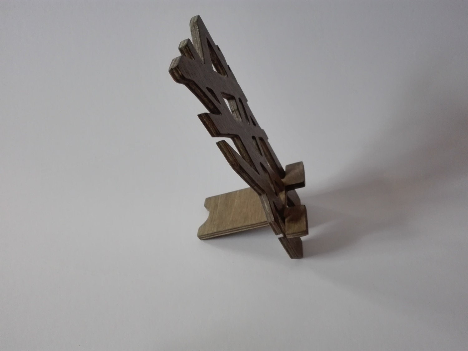 Soporte de teléfono de madera soporte de teléfono para | Etsy