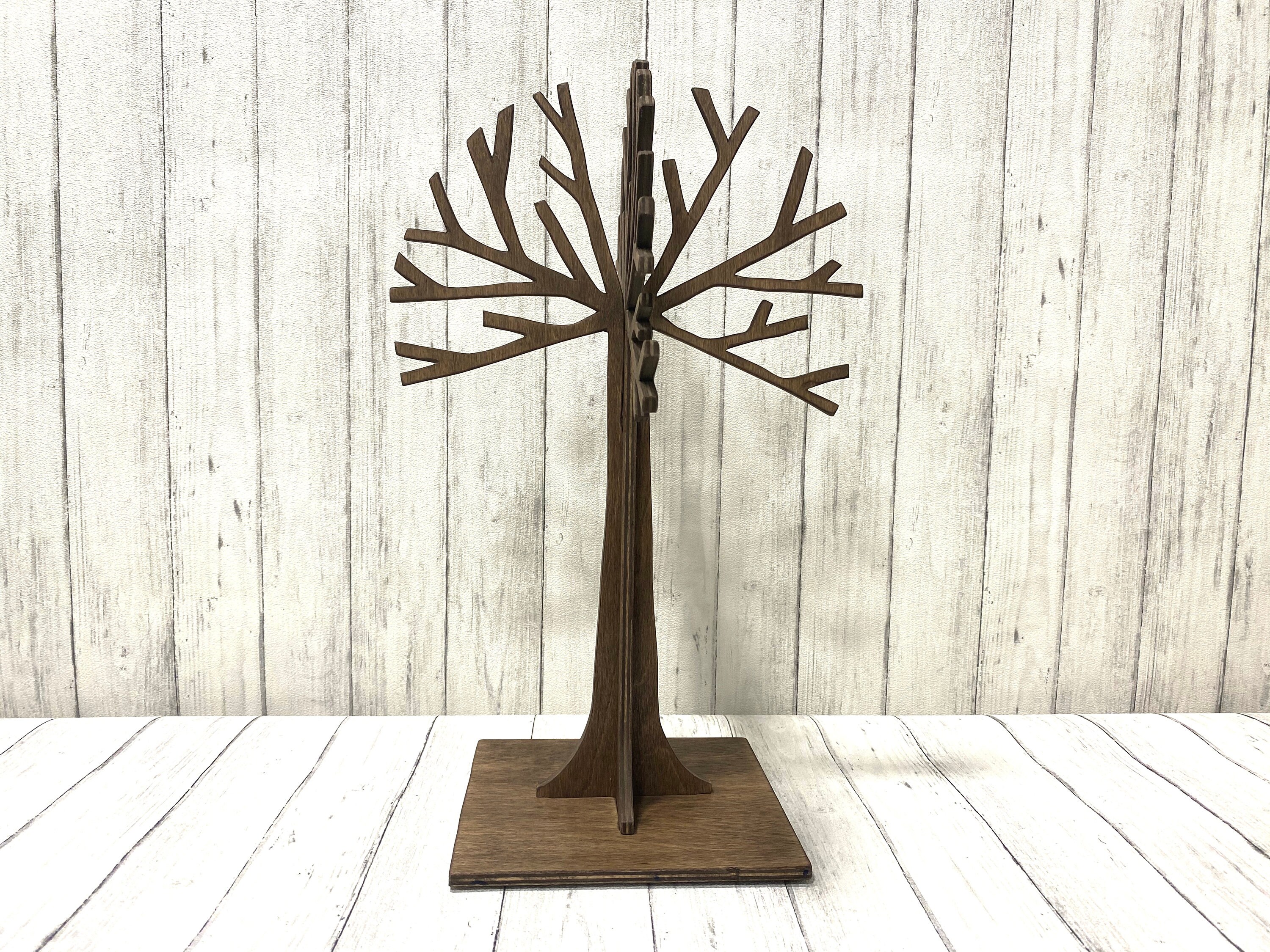 Jewelry Stand Wooden Jewelry Tree Stand Jewelry Organizer Etsy