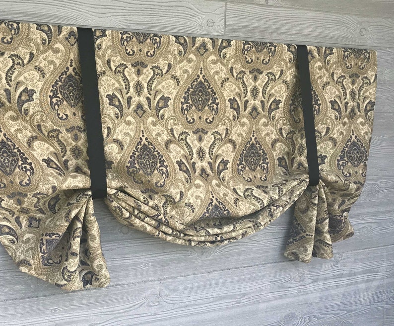 Custom Tieup Balloon Shade Valance Swags Single to Extra Etsy