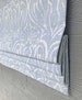 Lined Faux Fake Flat Roman Shade Valance, Neutral Colors - Powder Blue, Sand, Gray, Black; Premier Prints Joash; This Listing up to 52' Wide