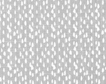 Fabric Sample, Modern Farmhouse in Warm Gray and White Collection in French Grey Color, Small Fabric Swatch