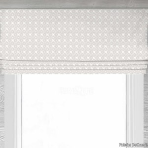 Dothan in Greige Lined Faux (Stationary) Roman Shade Valance;  Custom Curtain