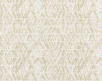 Fabric Sample, Modern Neutral Sand / Beige Cotton Collection in Gobi Color, Small Fabric Swatch