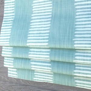 Custom Window Treatment Made with Dash in Snowy Fabric