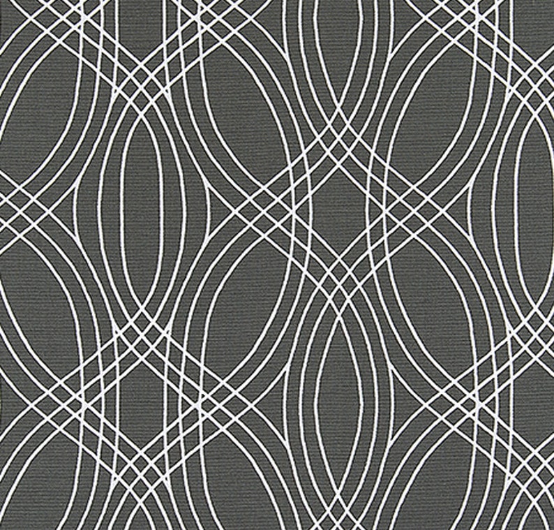 Scott Living Premier Prints Bargello Invisible Rod Pocket Contrast Piping Black Green Custom Faux Cornice Valance Blue Fake Pelmet