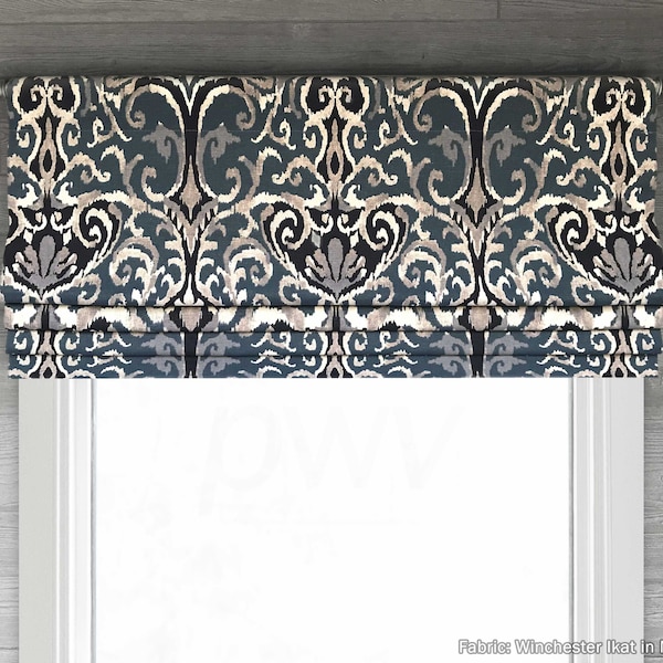 Fake Roman Shade Etsy