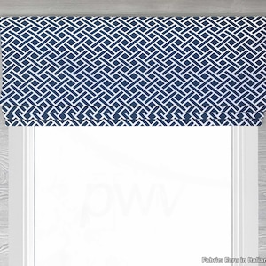 Custom Window Treatment Made with Eastwood in Italian Denim Fabric