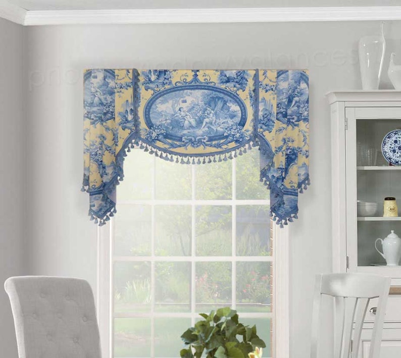 Custom Boardmounted Valance Flat Swag Window Treatment With Etsy