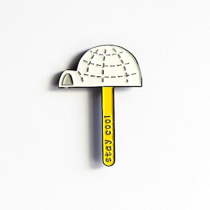 Igloo Ice Lolly Emaljnål: Anti-klimatförändringar Kavajnål