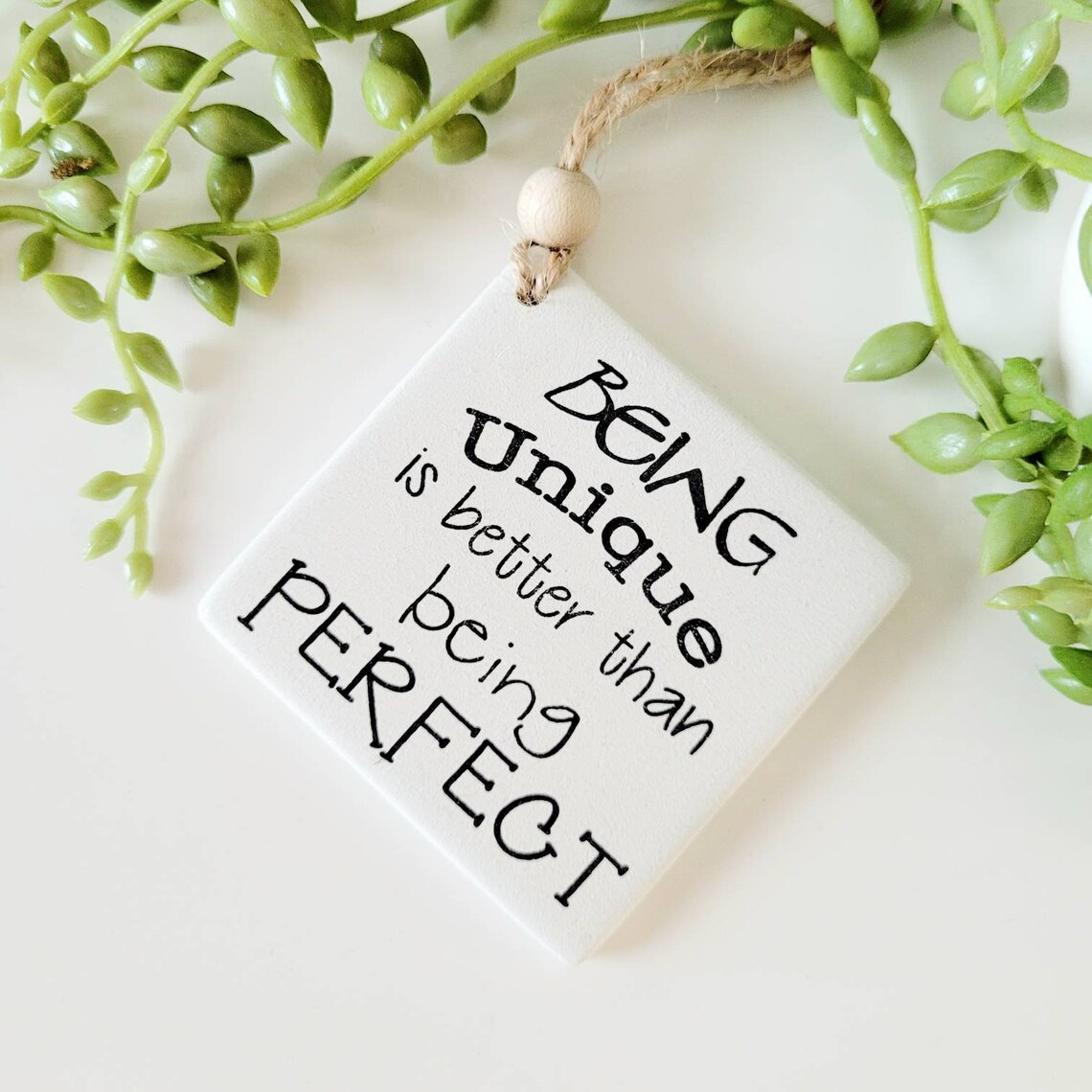 Motivational Quotes Clay Gift Tag Clay Home Decor Small Etsy
